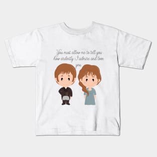 Darcy Elizabeth Valentines Love Quote Kids T-Shirt